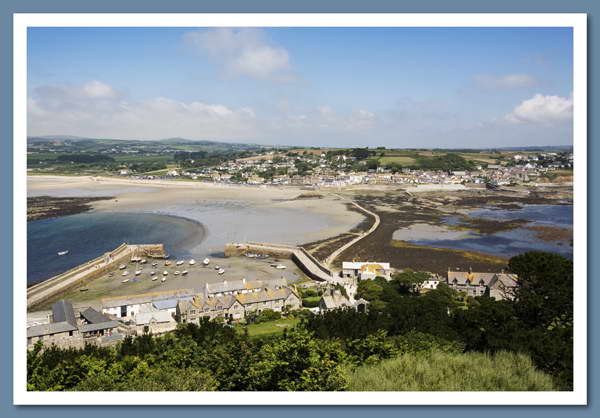 View of the causeway from St. Michael's Mount 